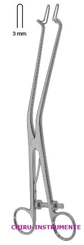 KOGAN endospeculum, 3 x 23 mm, 28.5 cm (11"), with graduated ratchet and fixing screw