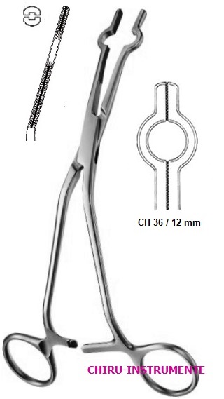 COOLEY CAVA Verschlussklemme, 36 Ch. 20cm