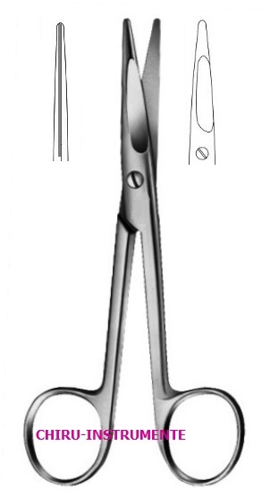 MAYO- STILLE scissors,  straight, 17 cm (6 ¾"), Tungsten Carbide (TC), Supercut (SC)