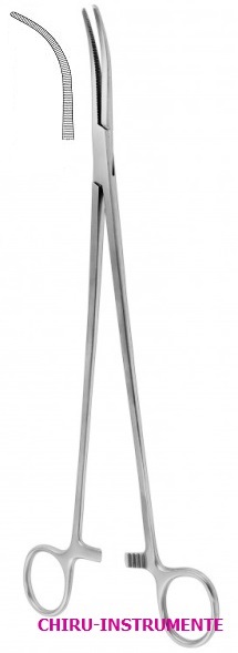 ZENKER hemostatic forceps, 29.5 cm (11 ½"), curved