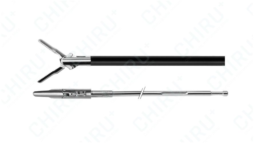 Grasping forceps, rounded jaws, Ø 5.0 mm, 330 mm, Xpress Lock™