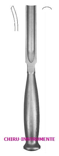 SMITH-PETERSEN gouge, 32 mm, 20 cm (8"), curved