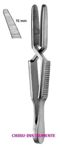 DIEFFENBACH bulldog clamps, 6.5 cm (2 ¾"), curved