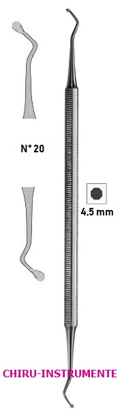 WHITE excavator, fig. 20, 17.5 cm (6 ⅝"), double-ended