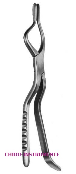 ROWE disimpaction forceps, infant size, left, 22.5 cm (8 ¾")